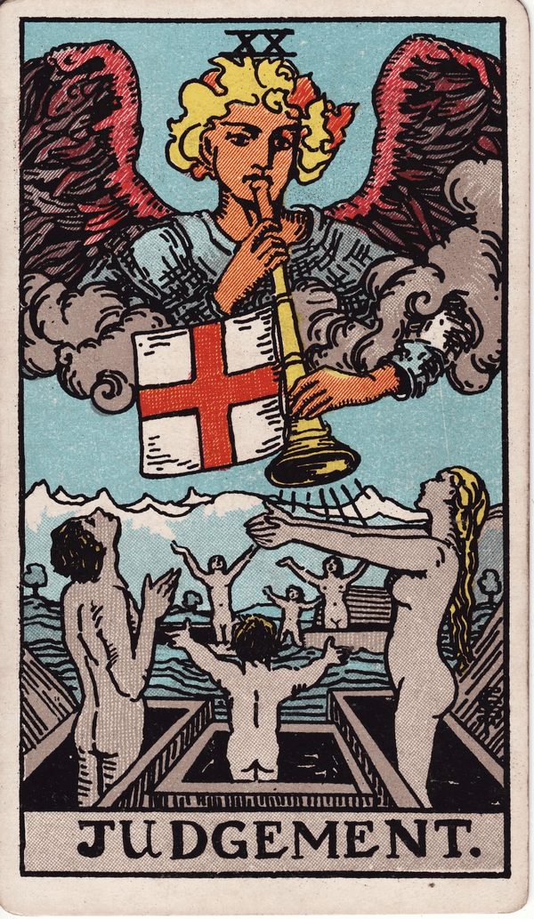 Judgement tarot card, upright