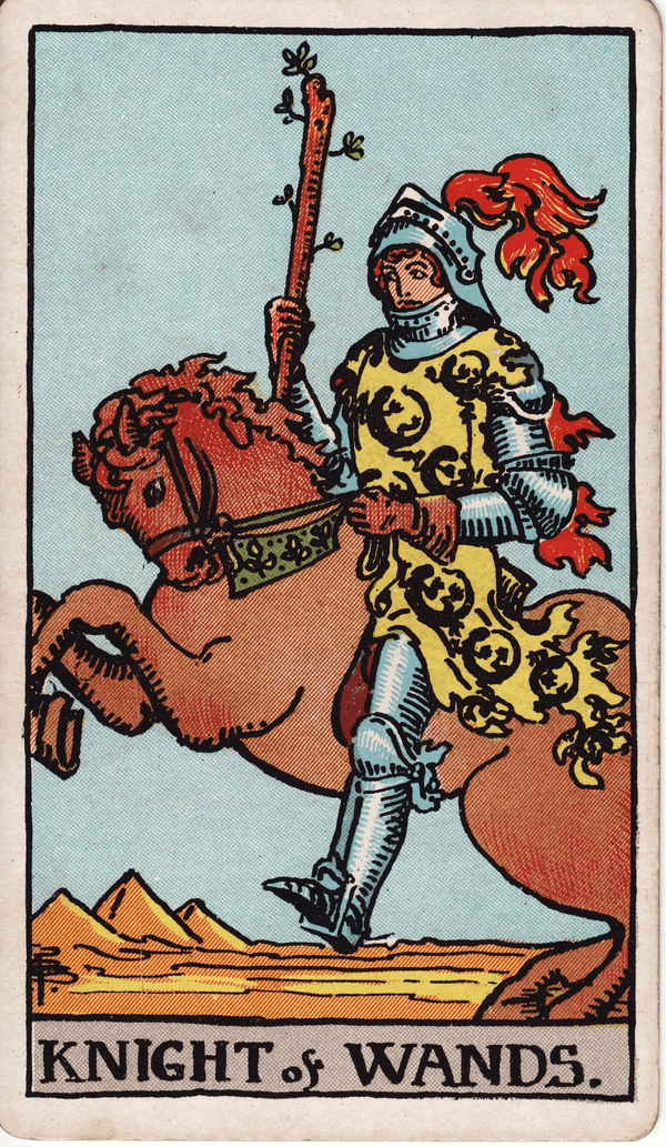 Knight of Wands tarot card